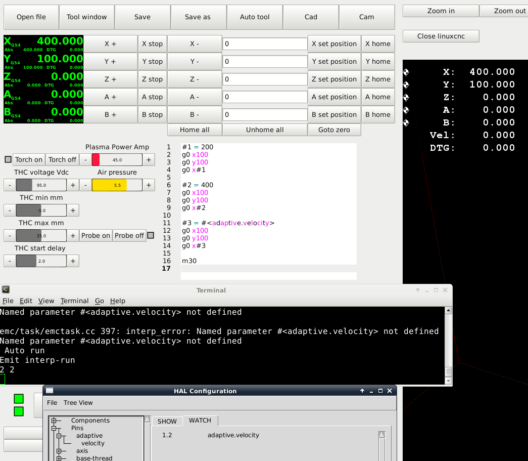 How do I read current system variable into my Gcode program? - LinuxCNC